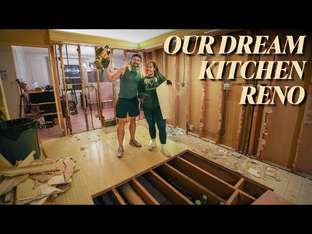 EP 1: Let’s Tear It All Out! | OUR DREAM KITCHEN RENOVATION