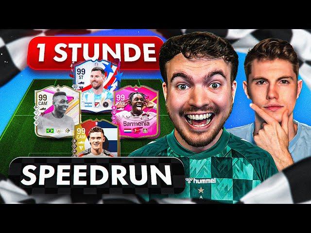 SPEEDRUN! NEUER ACCOUNT! WER erreicht mehr in 1 STUNDE? Speedrun ACCOUNT BATTLE 