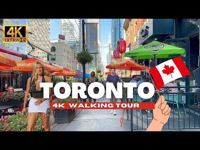  Walking Toronto's Downtown Entertainment District | 4K Walking Tour [4K HDR 60fps]