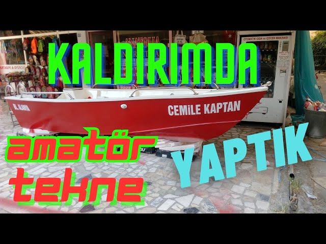 Amatör Fiber Tekne Yapımı ve Tekne yapım aşamaları,  Evde Kendi Basit Ahşap Tekneni Kendin Yap.