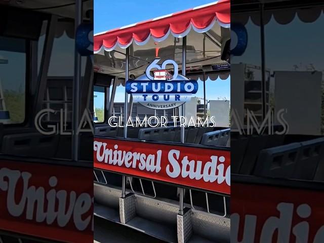 WHAT THIS? Glamor Trams are coming to the Studio Tour 60th Anniversary #glamorous #universalstudios