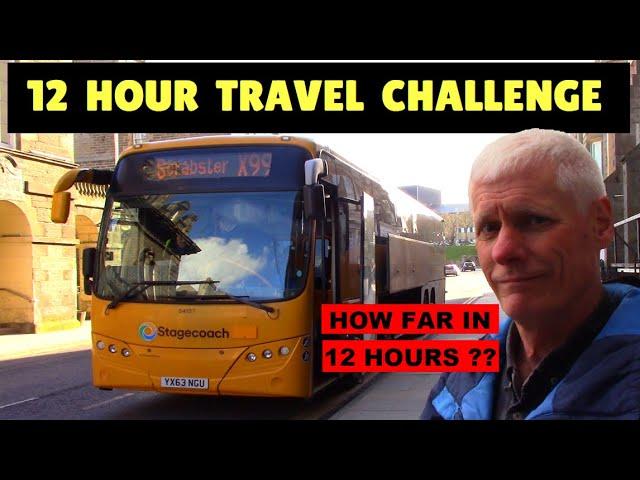 SURPRISING END! Using public transport only, how far can I travel through Scotland in 12 hours?