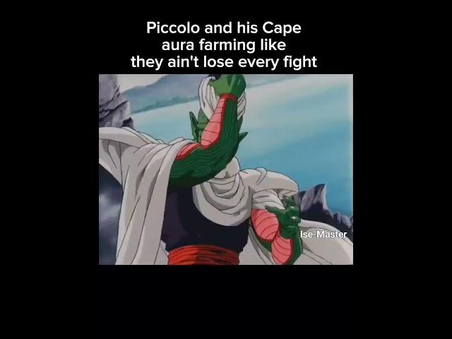 Piccolo aura farming instead of training. #dbz #piccolo #aura