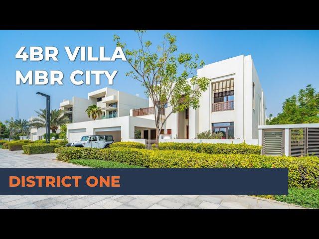 Four Bedroom Villa in District 1 | Mohammed Bin Rashid Al Maktoum City