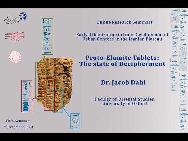 Proto- Elamite Tablets:The State of Decipherment