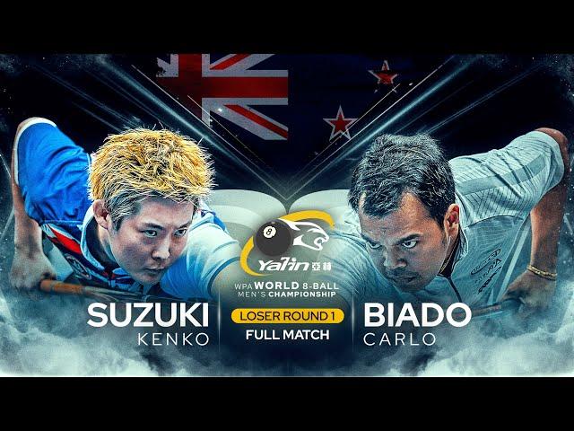 SUZUKI vs BIADO ▸ 2024 Yalin WPA Men's World 8-Ball Championship