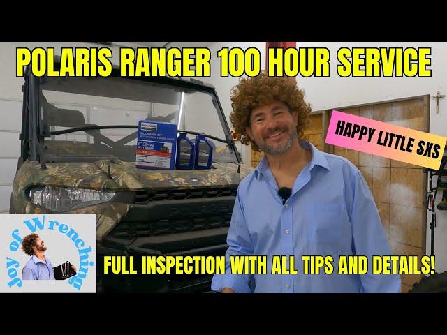 Polaris Ranger xp1000 100hr service and maintenance (all the things!)