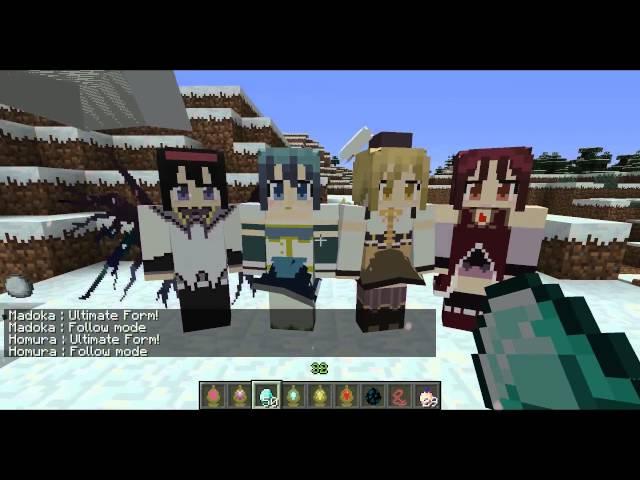 [Minecraft 1.4.7][MOD] Puella Magi Madoka  Magica [1080p]