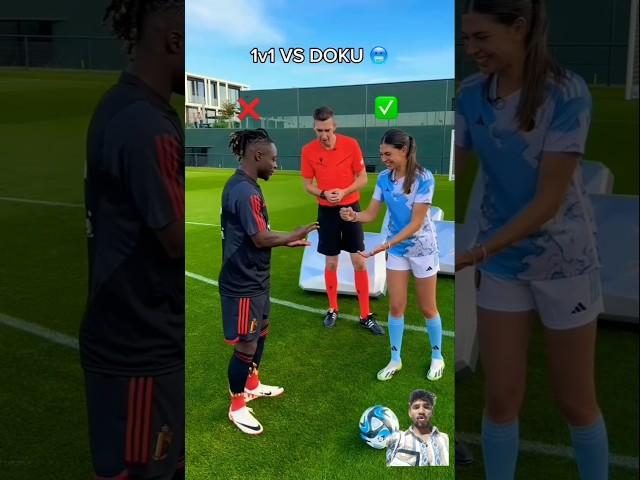 Skill Challenge vs Jérémy Doku!! ️#soccer #challenge #football