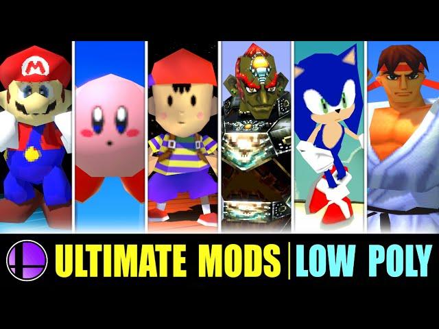 N64 & Low Poly Mods in SMASH ULTIMATE! (Part 6)