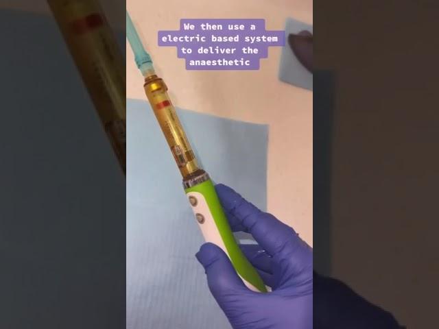 How we inject anaesthesia