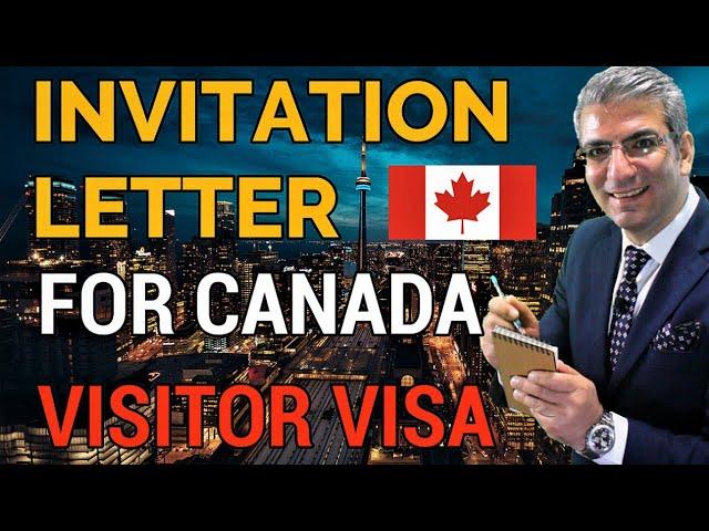 Invitation Letter for Canada Visitor Visa 