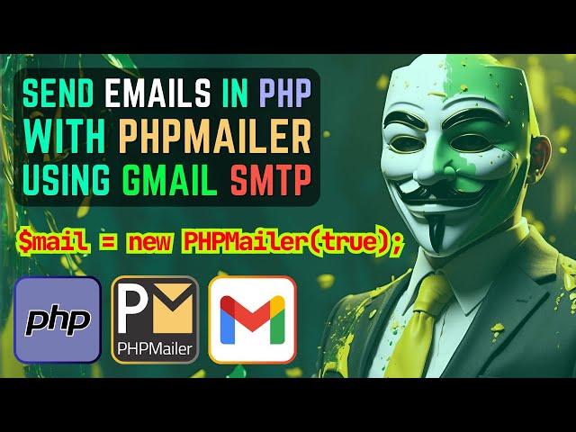 How to Send Emails in PHP with PHPMailer via Gmail SMTP and Google App Password | PHPMailer Tutorial