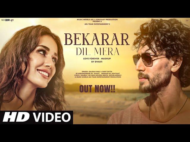 New Song 2025 | New Hindi Song | Bekarar Dil Mera | Tiger Shroff | Romantic Song | Hindi Video Song