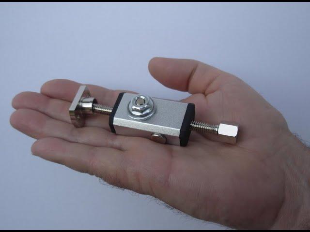 FortisClamp Mini-Tee. Low profile Aluminum "T"-slot clamp for CNC routers.