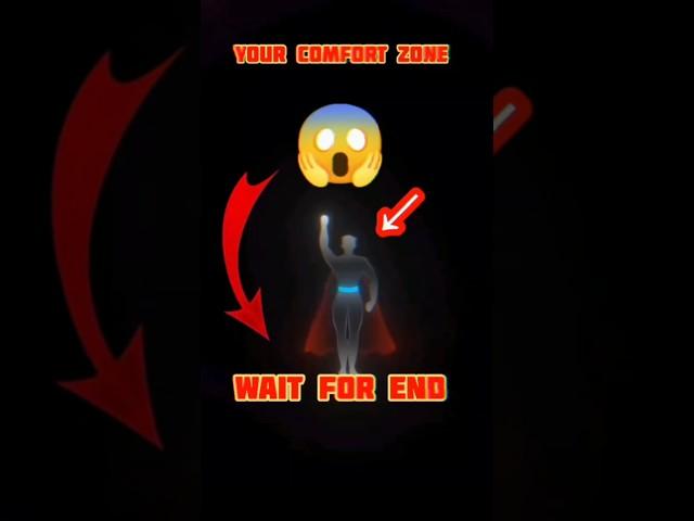 Comfort zone kills you ||animated motivation #motivationalvideos #shorts#youtubeshorts