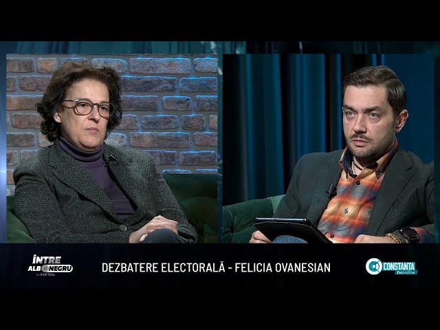 Dezbatere electorală - Felicia Ovanesian, „Între alb și negru” cu Emil Tatu