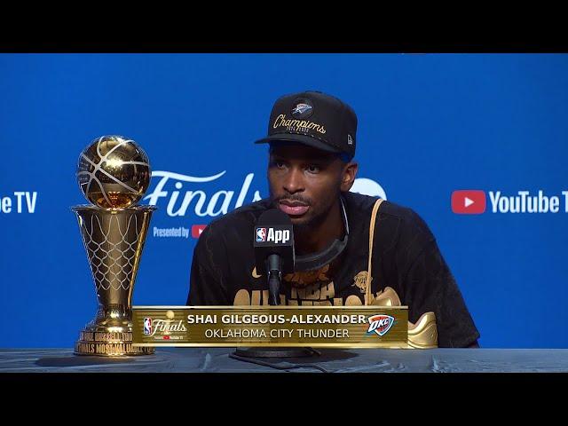 Shai Gilgeous-Alexander Speaks After Becoming An NBA Champion | June 22, 2025