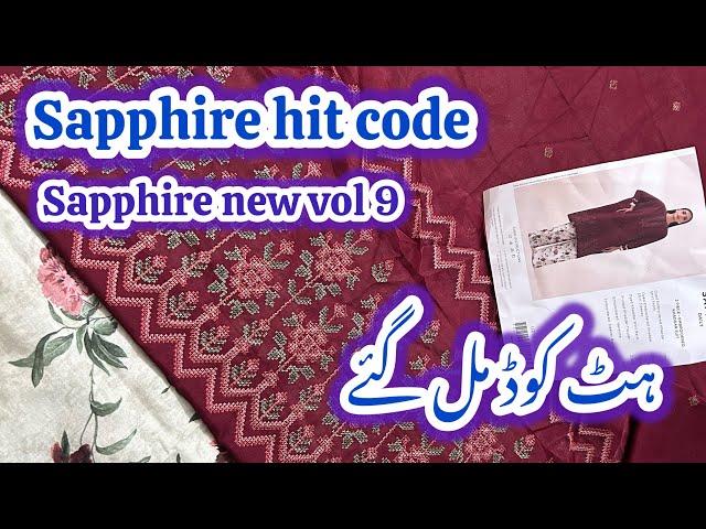 Sapphire hit codes shopping haul & new winter  vol 9 collection 2024  || glamour it