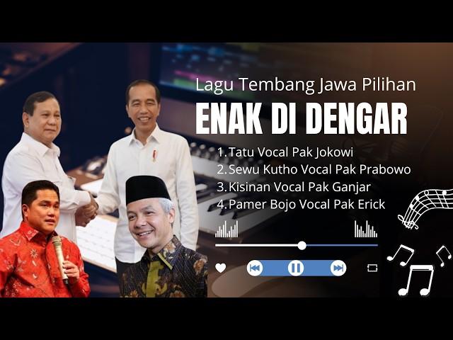 Pak Jokowi, Pak Prabowo, Pak Ganjar, dan Pak Erick Nyanyi Tembang Jawa ( AI COVER SONG )