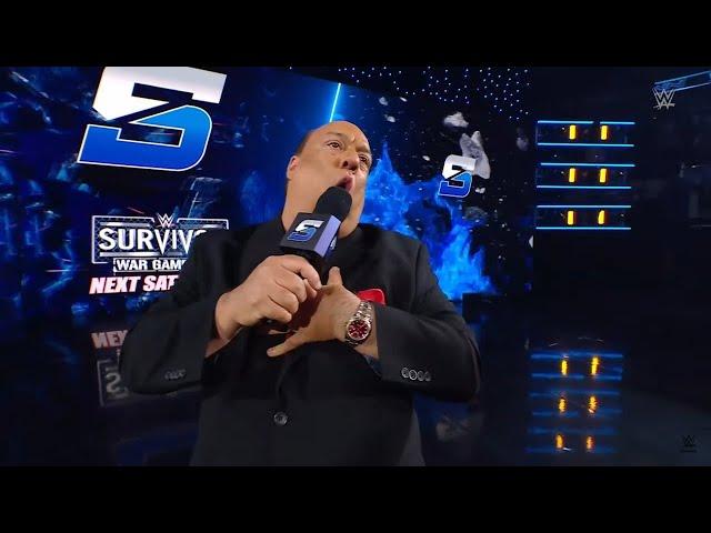 Paul Heyman regresa con CM Punk - WWE SmackDown 11/22/2024 (En Español)