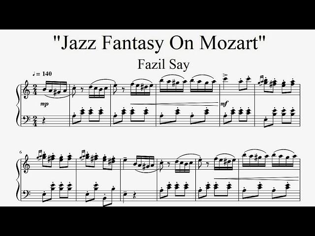 "Jazz Fantasy On Mozart" - Fazil Say (Turkish March Improvisation)