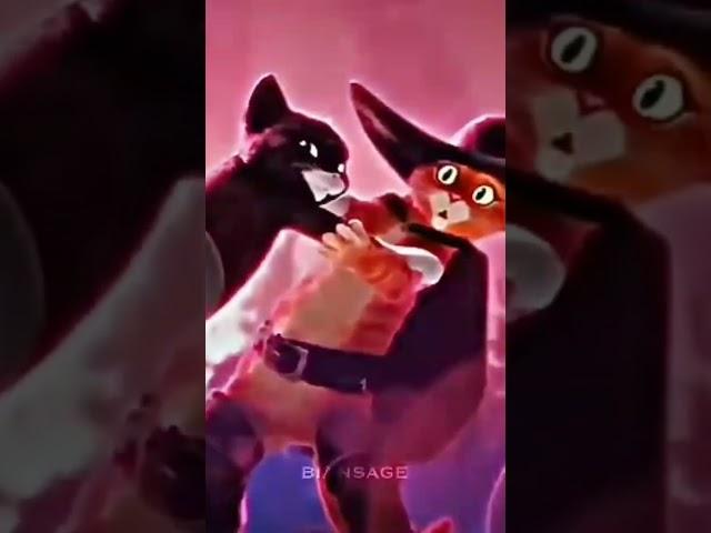 gato y Kitty bailando gato con botas el último deseo