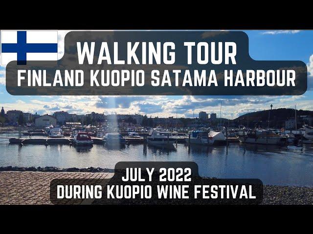 Walking tour | Finland Kuopio Satama Harbour | July 2022 | 