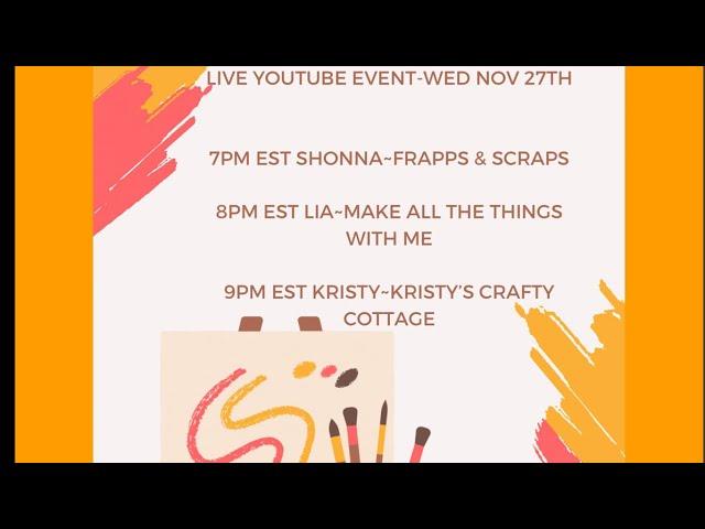 Live craft and chat with the Artistry Collective #cwm #livecraftandchat