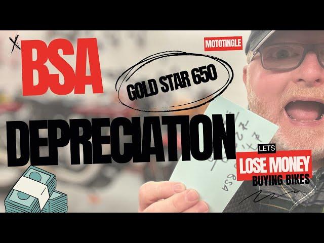 Epic Depreciation - BSA Gold Star 650 - How much did the previous owner lose in 12 months?