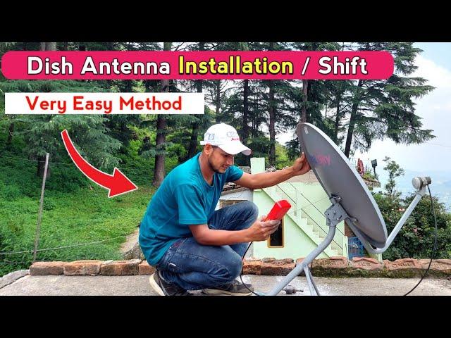 Dish Antenna kaise install karen | Dish antenna fitting | Tech help and guide