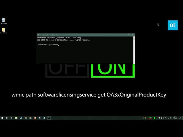 How to get your Windows 10 product key from Command Prompt