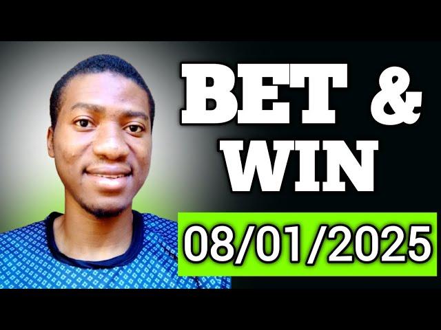 WIN BIG with Football Predictions TODAY! 08/01/2025 | Betting Tips Today