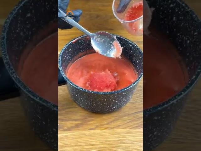 Watermelon Ice Cream Recipe - TM   Top Discovery #shorts