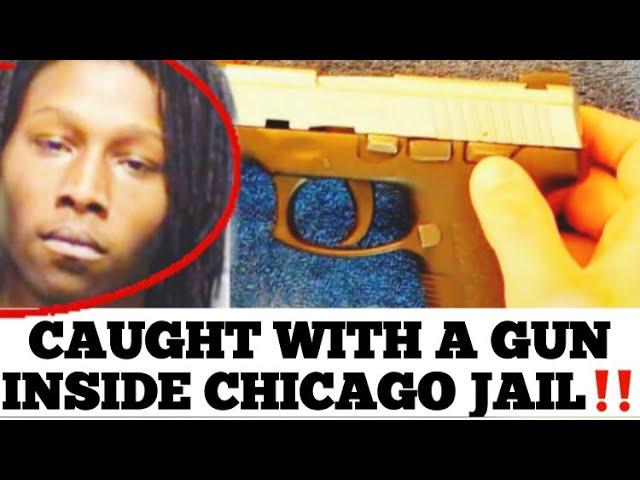 Gang Member CAUGHT With A Gun Inside Chicago’s Cook County Jail While Being Fitted For House Arrest