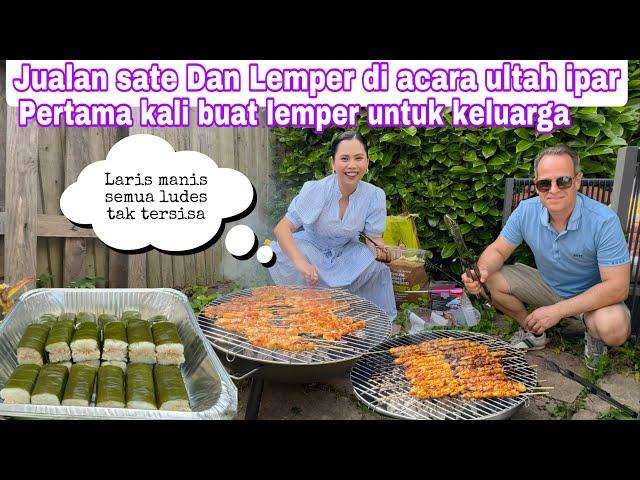 SELLING SATISFIED AND LEMPER AT MY SISTER-IN-LAW'S BIRTHDAY || FIRST TIME MAKING LEMPER FOR THE F...