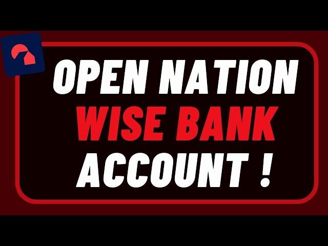 How to Open Nationwide Bank Account !