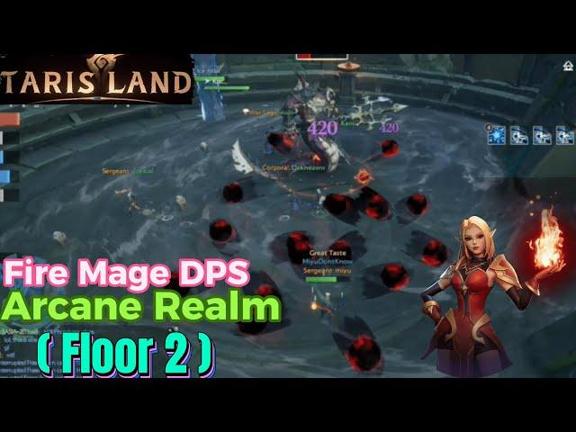 Tarisland: Arcane Realm (Floor 2) Merfolk Swamp - Fire Mage DPS