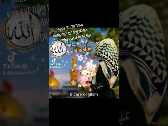 dini videolar dua  tiktok dini paylasim