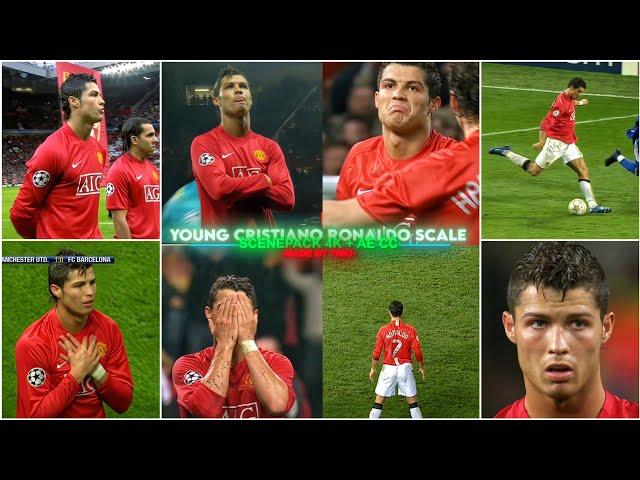 Young Cristiano Ronaldo 2007/8 / RARE CLIPS ● SCENEPACK 4K ( No CC only TOPAZ)