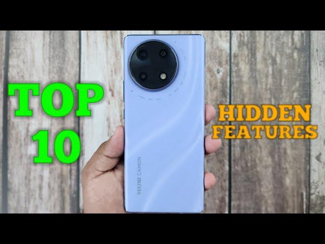 Tecno Camon 30S Top Tips And Tricks - Top 10++ Hidden Features & Settings in Urdu/Hindi