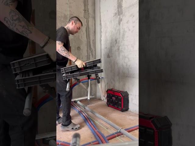 Полное в профиле | Монтаж смесителя скрытого монтажа ‍ #сантехник #plumber #plumbing #сантех