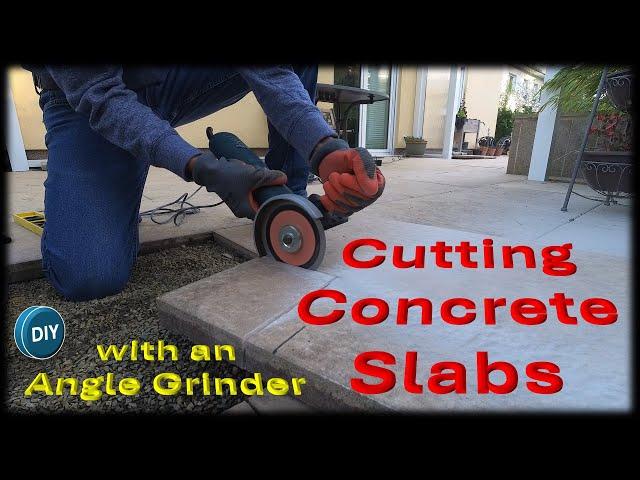 Cutting Concrete Slabs with an Angle Grinder