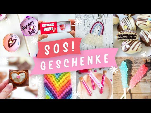 Kurzfristige und kleine Geschenke für Mama, Papa, Freundin & Freund selber machen | Last-Minute Idee