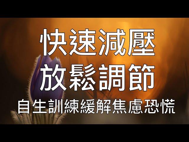 引導冥想 | 快速減壓緩解焦慮恐慌自生訓練放鬆療癒身心健康 Chinese Guided Meditation Autogenic Training to Reduce Panic & Stress