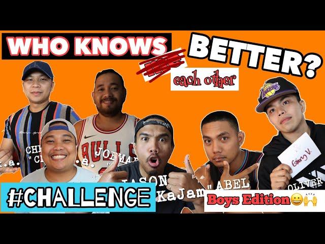 KaJam- WHO KNOWS ME BETTER? #Challenge (Boys Edition)