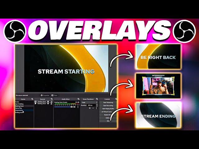 How to Install & Use Overlays in OBS | Tutorial