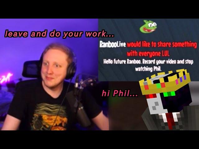 Ranboo procrastinating in Philza's stream