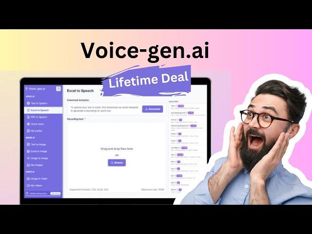 VoiceGen AI Lifetime Deal: All-In-One AI tool for Content Generation