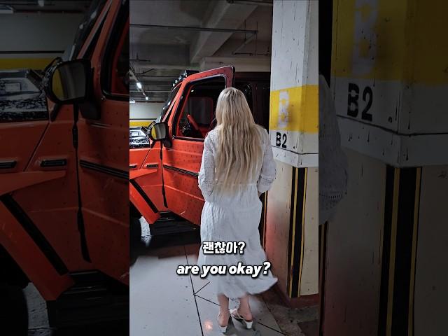 When my wife drives와이프를 조심해라#funny #funnyvideos #국제커플 #국제부부 #cars #g63 #mercedes #mercedesbenz